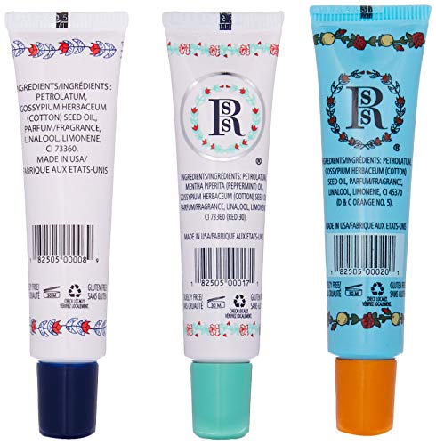 Rosebud Salve Lip Balm Trio Set - Original, Mandarin & Mint Rose