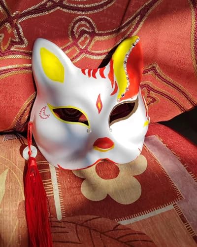 DIY White Paper Cat Masks for Cosplay & Masquerade Costume Props