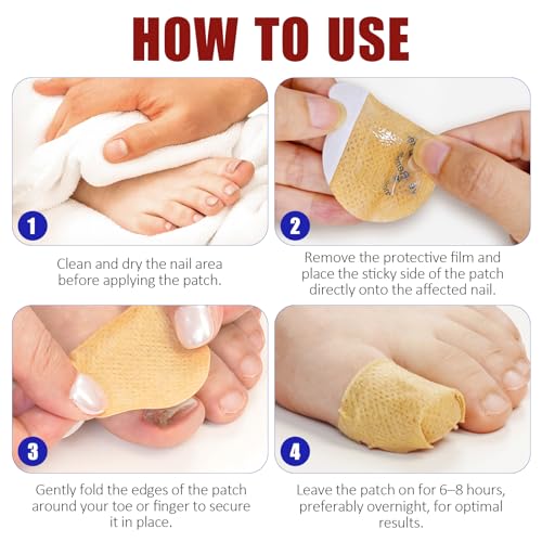 Fungal Nail Patches - Overnight Repair for Discolored & Thick Toenails | 32 PCS