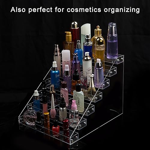 SOUJOY 7-Tier Sunglass Organizer Stand - Acrylic Eyewear Storage