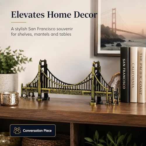 Golden Gate Bridge Model Statue | San Francisco Architecture Decor