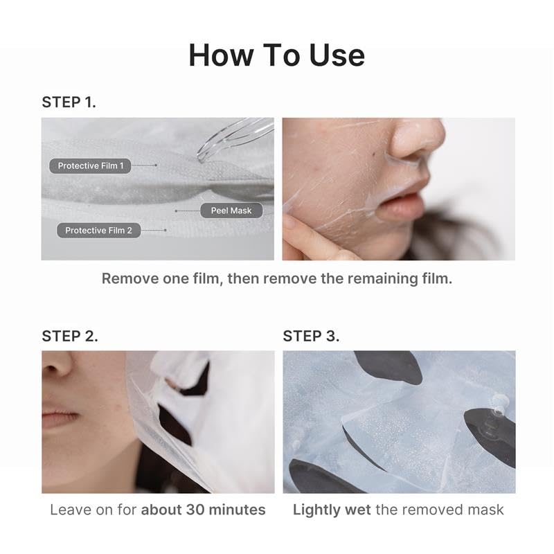 medicube Hypochlorous Acid Peel-Off Sheet Mask - Pore Clearing 3-Pack