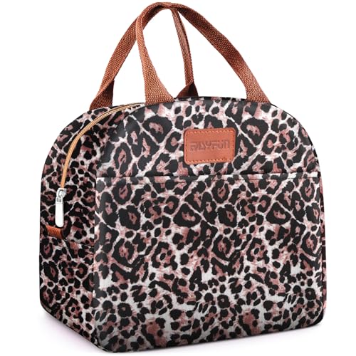 Insulated Lunch Bag for Adults - Leakproof Cooler Tote (Black Panther)
