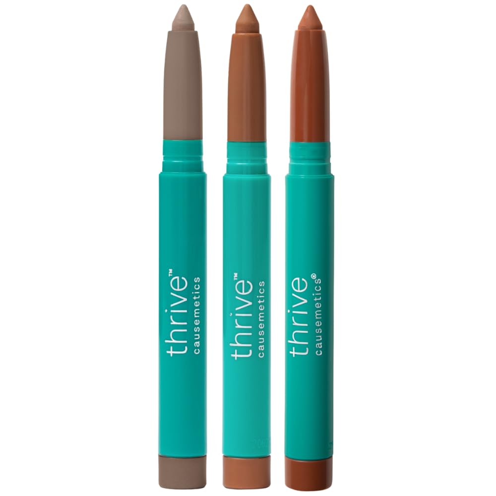 Brilliant Eye Brightener Eyeshadow Stick Bundle - Waterproof & Long-Lasting | 3 Shades for Blue Eyes