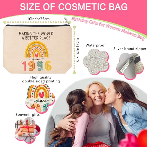 1996 Makeup Bag for Her - 30th Birthday Gift & Decorations