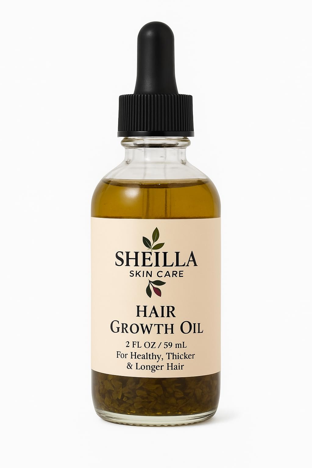 SHEI LLA Skin Care Hair Growth Oil – For Healthy, Thicker & Longer Hair – All Hair Types – 2 oz (59 ml)