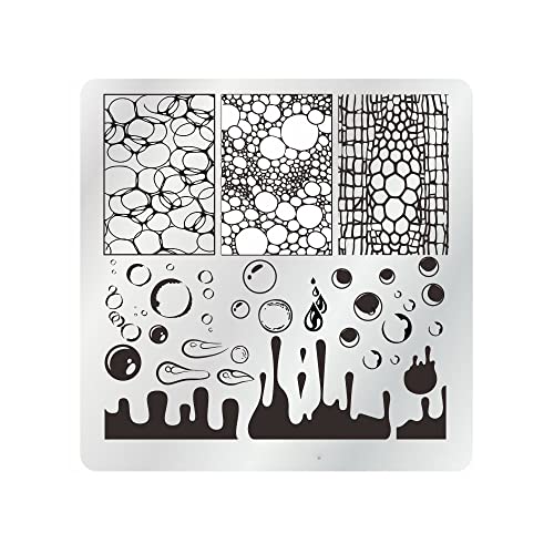 VNC Nail Stamping Plates Set 15pcs with Stamper & Scraper - Nail Art Template
