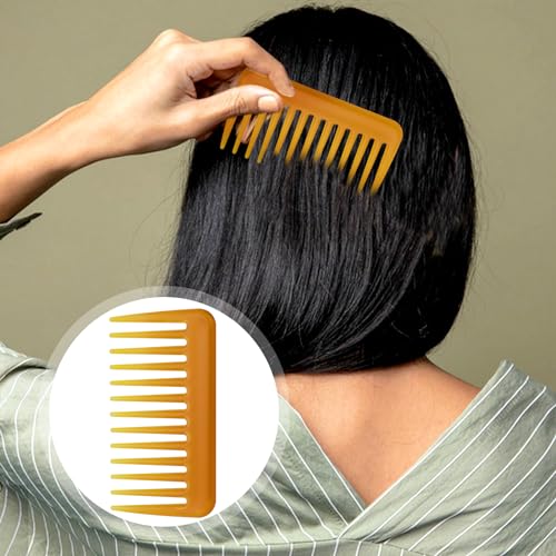 Portable Wide Tooth Comb for Curly Hair | Travel Detangling Tool