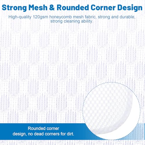 4-Pack Honeycomb Mesh Laundry Bags for Delicates - 2L & 2XL
