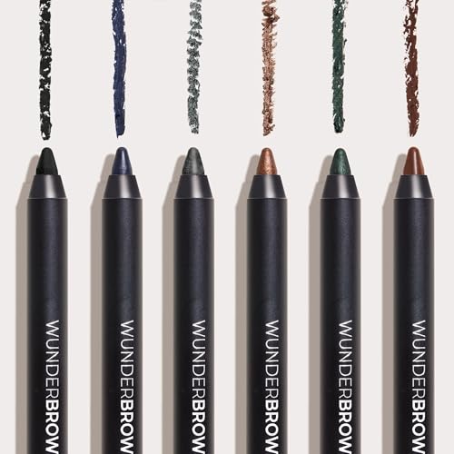 Wunderbrow Super Stay Eyeliner Pencil - Waterproof Emerald Lustre