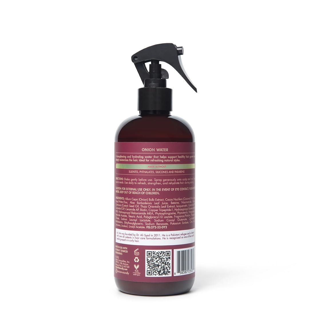 As I Am Onion Water - 16 oz - with Red Onion, Ceramides & Isoquercetin - Helps Support Healthy Hair Growth