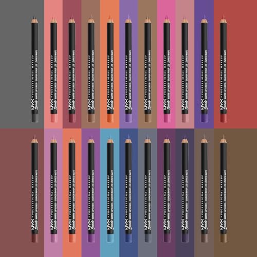 NYX Suede Matte Lip Liner - Cold Brew (Brown) - 0.04oz (Pack of 2)