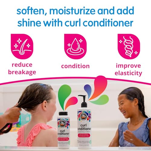 So Cozy Kids Curl Shampoo and Conditioner Set - Hydrating Hair Care Bundle