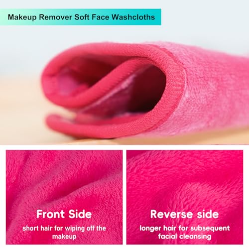 PleasingCare 3 Rosy Makeup Remover Cloth - Chemical-Free Water Cleansing Towel