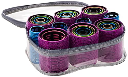 Goody Start Style Finish Self-Holding Hair Rollers - Multi Pack of 31, Color-Coded Sizes