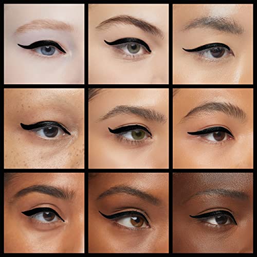 Almay Conditioning Liquid Eyeliner 10 Black, 0.03 Fl Oz - Smudge-Resistant Precision Makeup