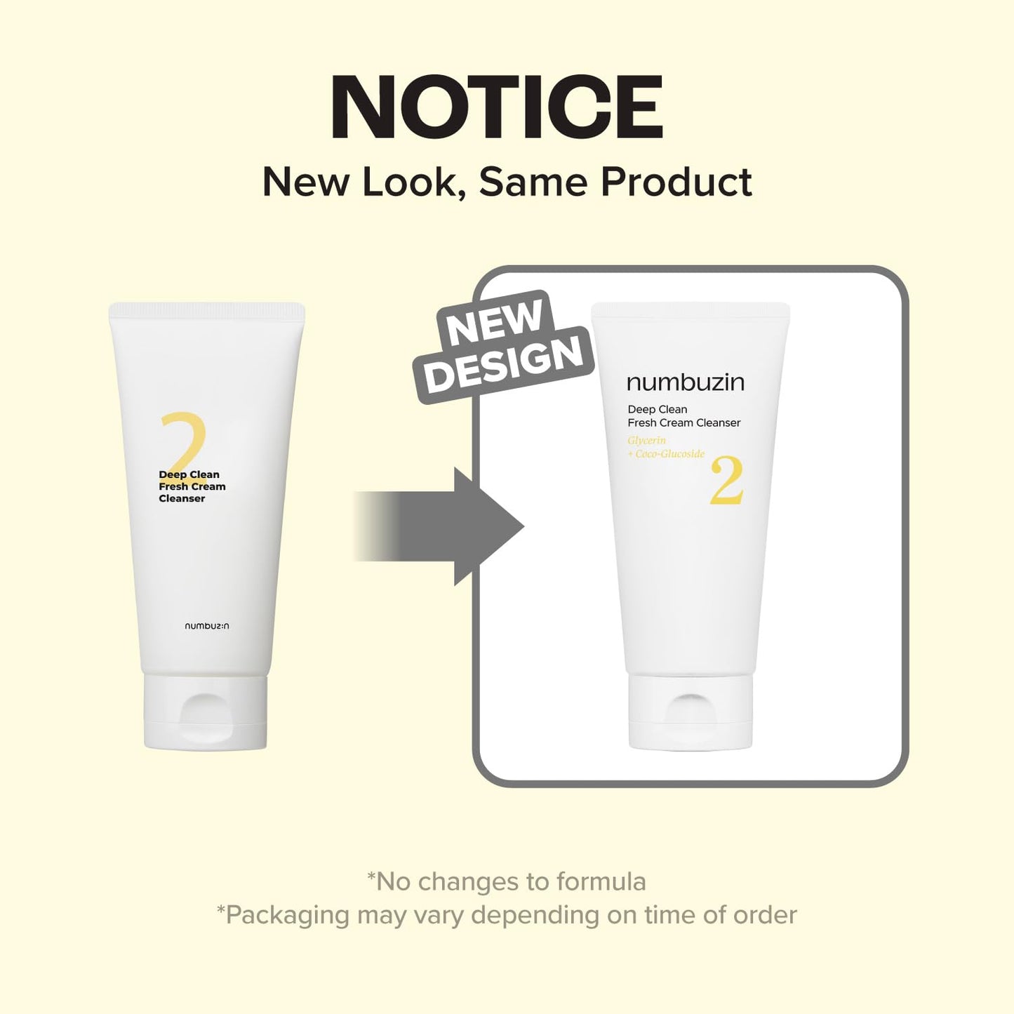 Numbuzin No.2 Cleansing Foam - Deep Clean Cream Cleanser for Blackheads & Excess Oil | 4.05 fl. oz.