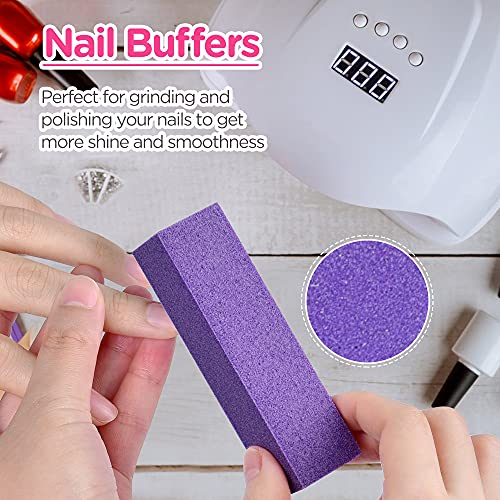 TsMADDTs 12PCS Nail File and Buffer Set for Manicure