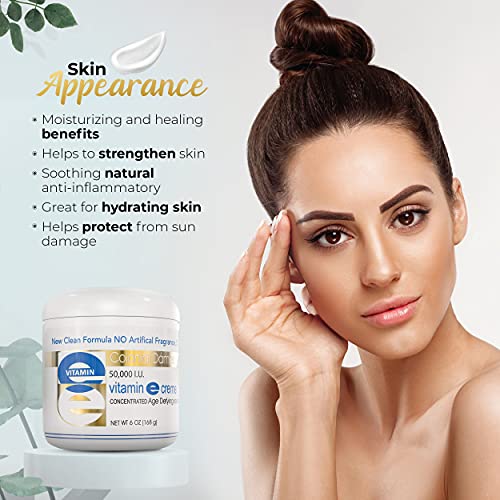 Colonial Dames Vitamin E Moisturizer Cream 50,000 IU for Dry Skin