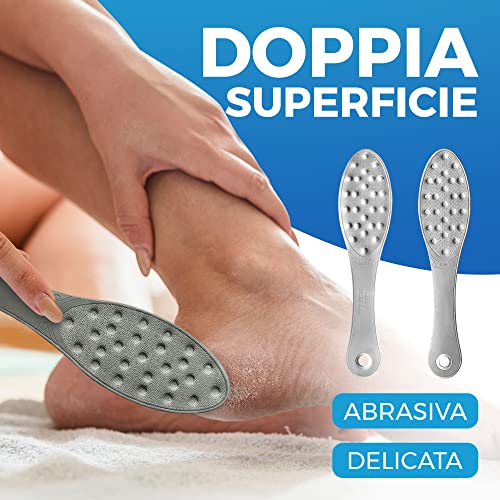 Stainless Steel Foot File - Double-Sided Callus Remover, 1 Count