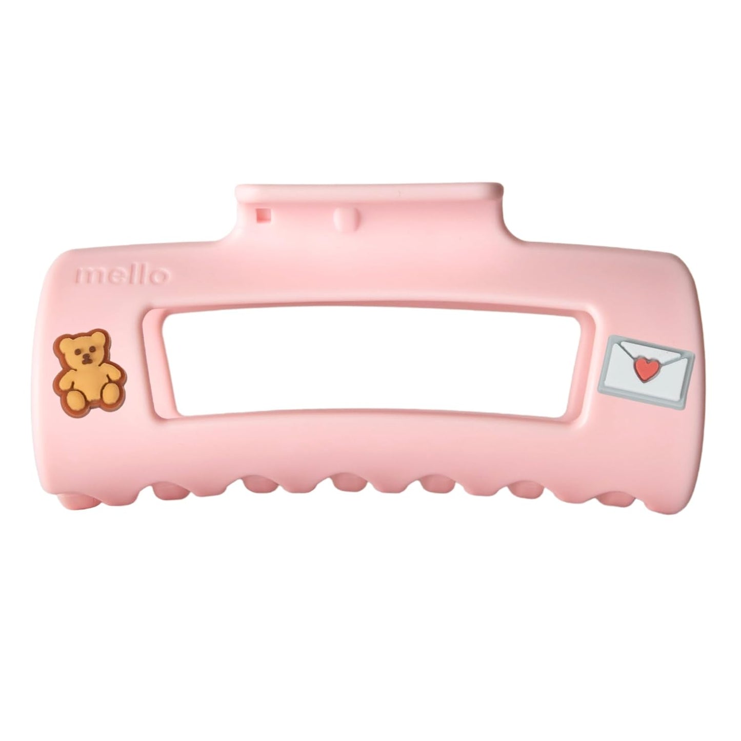 Medium Hair Clip - Flexible Comfort Hair Claw for Strong Hold on Thick & Thin Hair | Dark Brown, Matte Finish