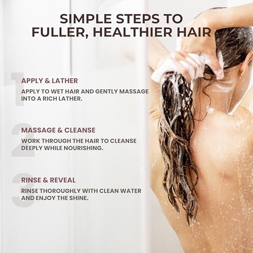Collagen Shampoo for Women - Thickening & Growth Formula, 16.9 oz
