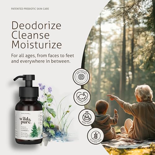 Natural Foaming Body Wash 8 oz | EWG Verified, pH Balanced, Plant-Based