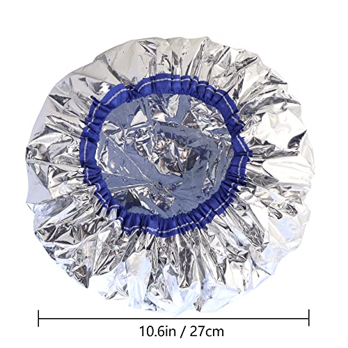 Reusable Aluminum Foil Conditioning Caps for Hair Treatment - 2 Pcs