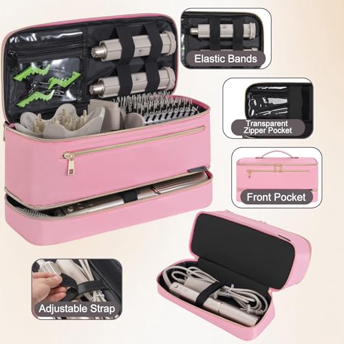 OUUTMEE Travel Carrying Case for Shark FlexStyle & Hair Dryer Accessories