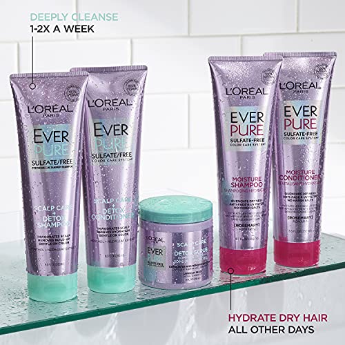 L'Oreal Paris EverPure Exfoliating Scalp Scrub with Apricot Seed - 8 oz