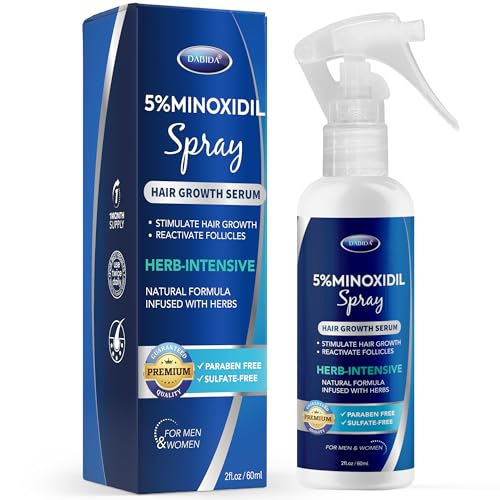 DABIDA Minoxidil 5% Hair Regrowth Spray for Men & Women - 60ml