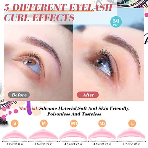 Chumia 232pcs Pink Lash Lift Kit with Silicone Eyelash Shields