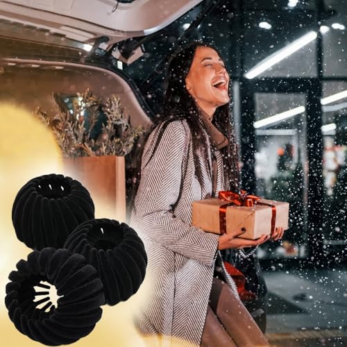 Sizobi Velvet Bird Nest Magic Hair Clips - Non-Slip Hair Ties (3 Pack)