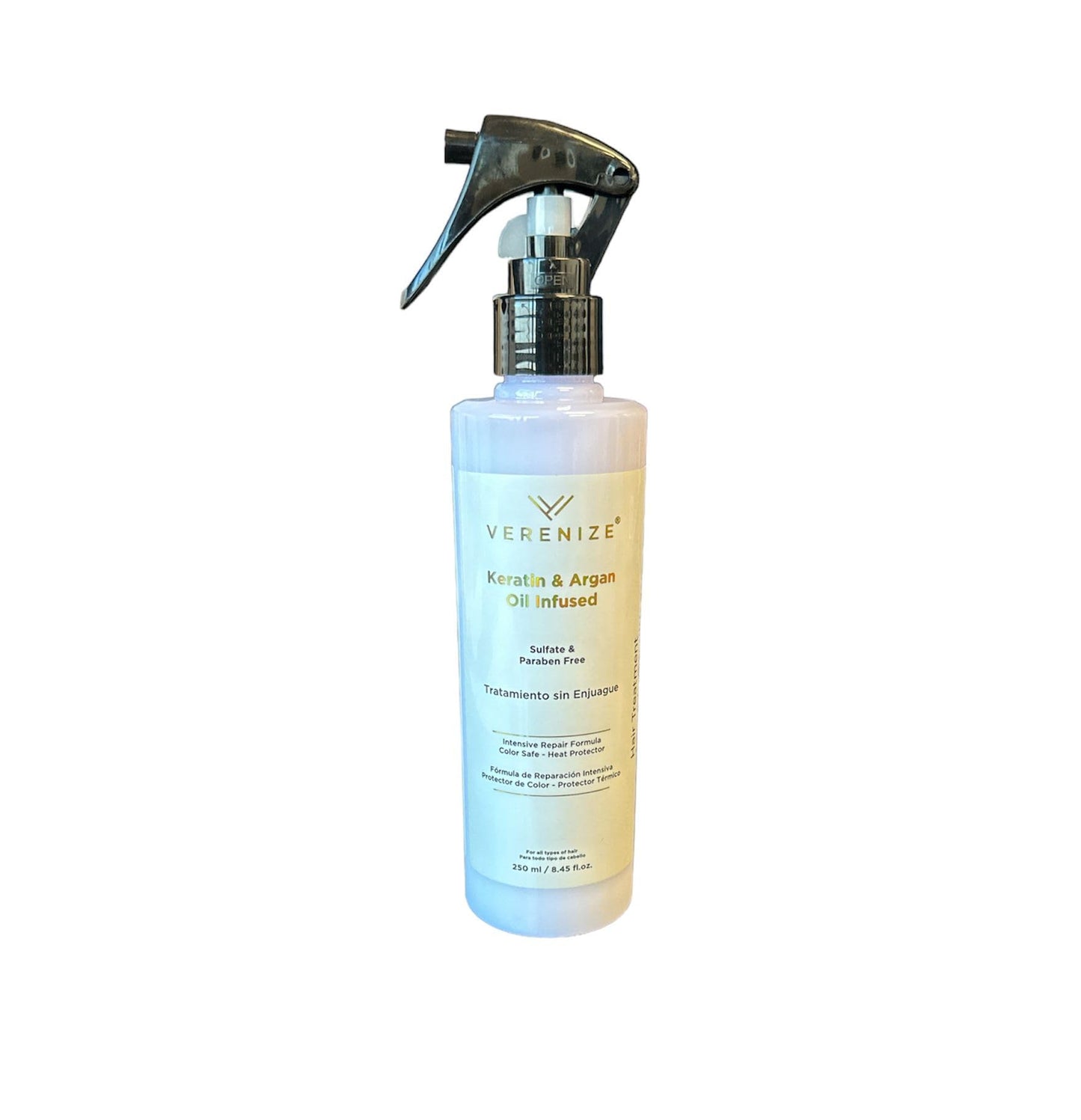 Verenize Brazilian Keratin Hair Treatment Set, Professional Smoothing and Straightening System, 7 Pieces | Before & After Care!