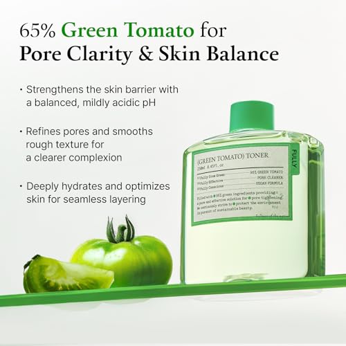 Fully Green Tomato Toner - Hydrating, Fragrance-Free, 8.45 fl. oz
