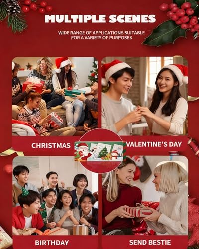 YizanYan 10Pcs Christmas Lip Balm Set – Natural Hydration & Nourishment, Non-Sticky Lip Care Gift