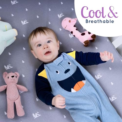 Woodland Pack N Play Sheets 3-Pack | Soft Fitted Mini Crib Sheets