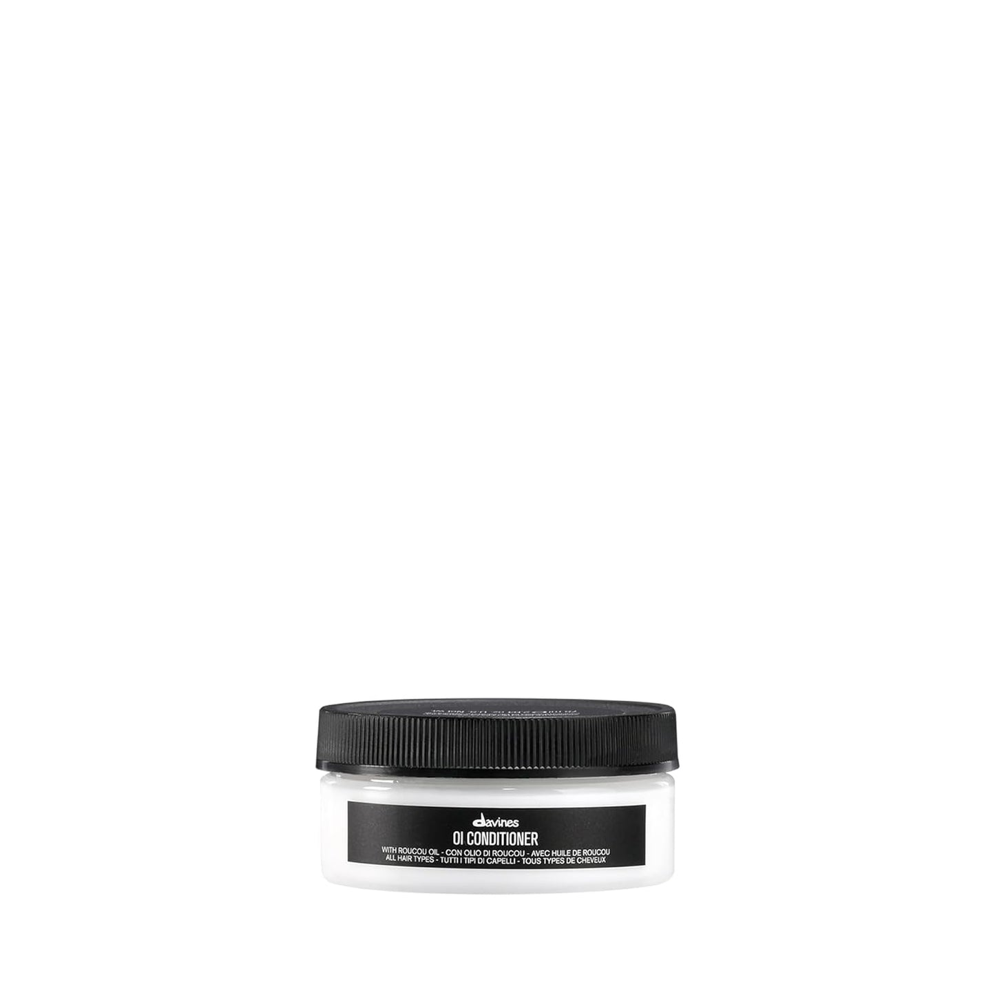 Davines OI Conditioner - Hydrating Cream for All Hair Types | Accelerates Drying, Adds Shine & Softens with Roucou Oil