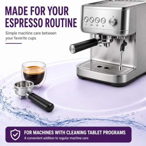 Espresso Cleaning Tablets - 8 Tablets for Optimal Machine Care