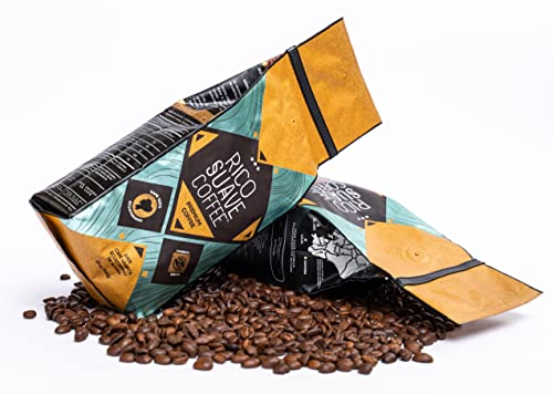 Rico Suave Premium Coffee - 100% Ecuadorian Dark Roast Ground Coffee, 12oz