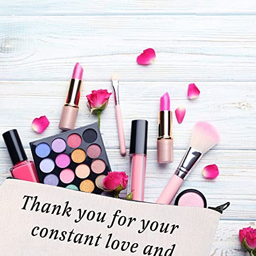 Aunt of the Bride Makeup Bag - Thank You Gift with Quote