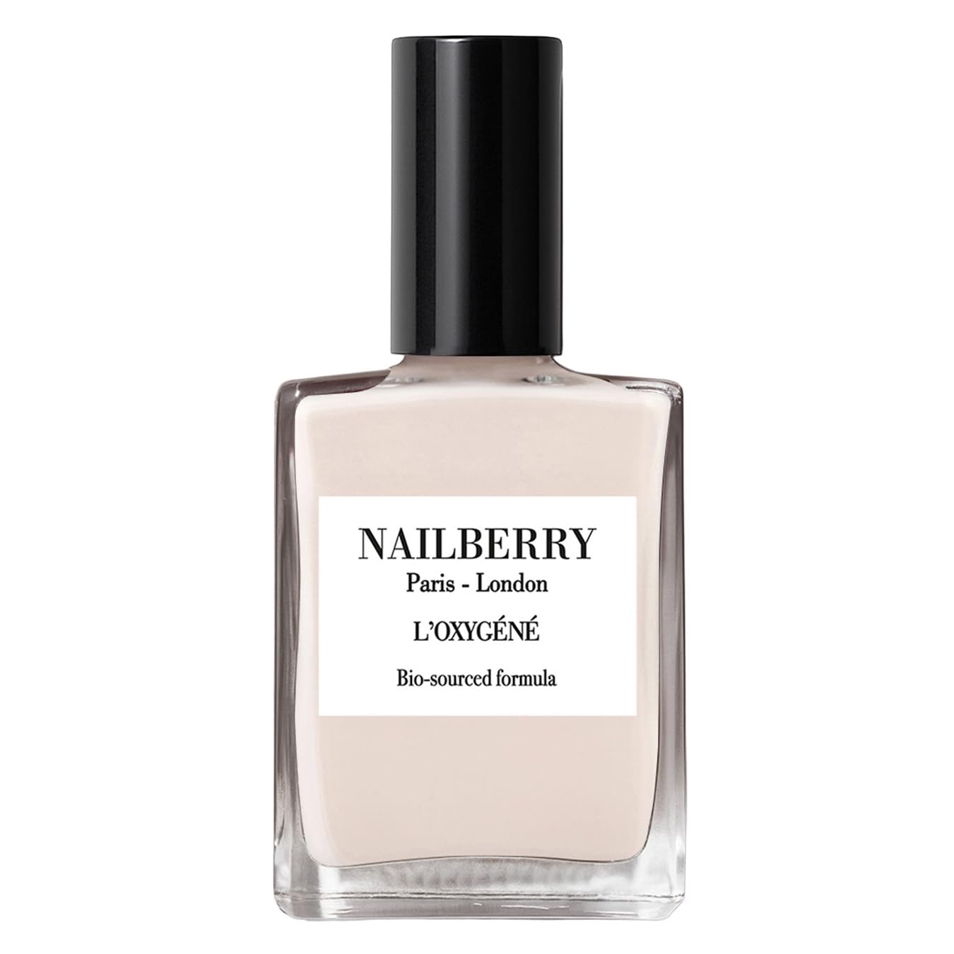 Oxygenated Nail Lacquer - Rose Blossom Pastel Pink | 12-Free Vegan Nail Polish | UV Protected Long-Wear | 15 ml