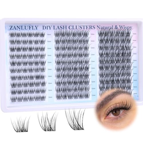 A-Natural CC Curl Wispy Eyelash Clusters 180Pcs for DIY Lash Extensions