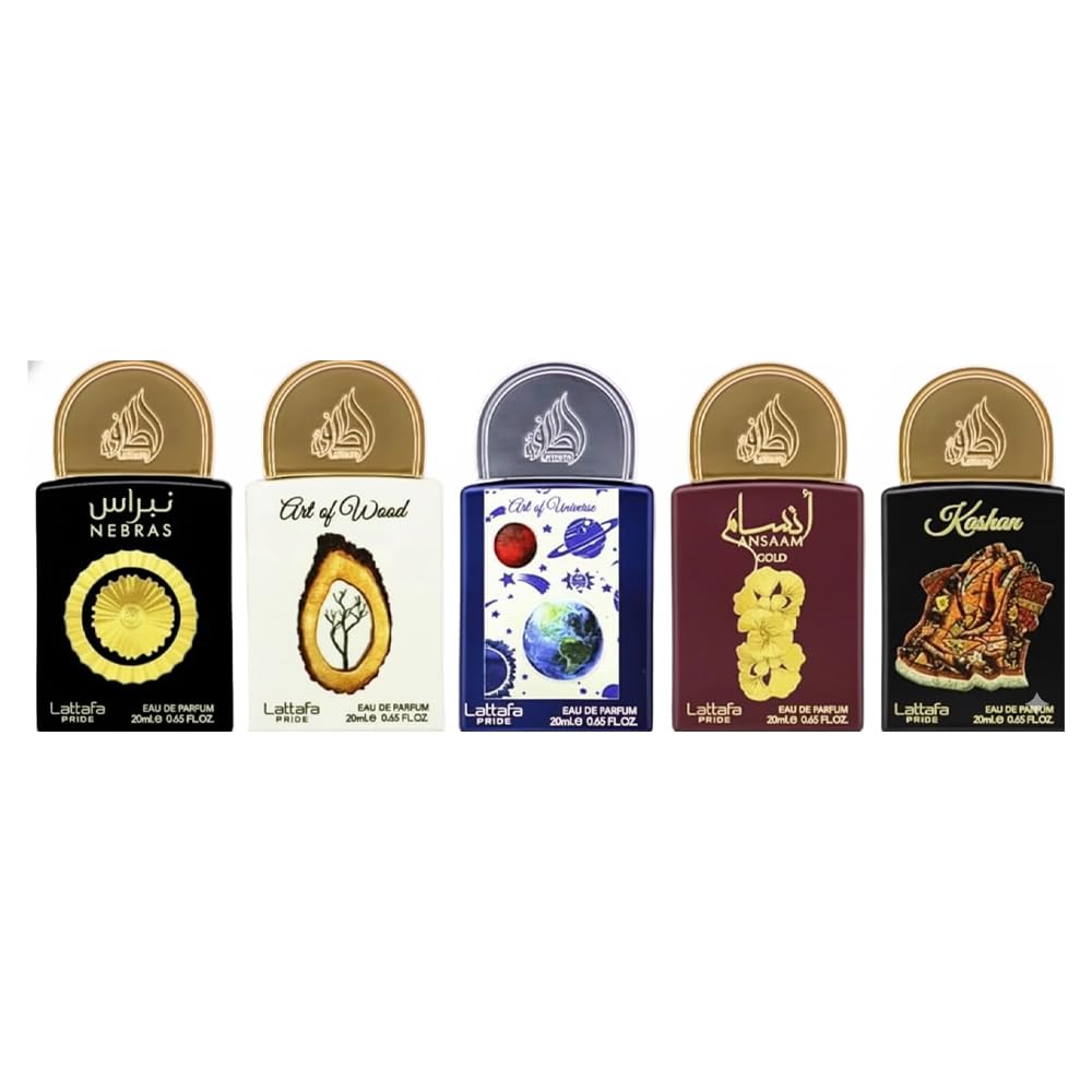 Lattafa Giftset Collection Eau De Parfum | Musk, Amber & Woody Fruity Scents - Long-Lasting Fragrance Set
