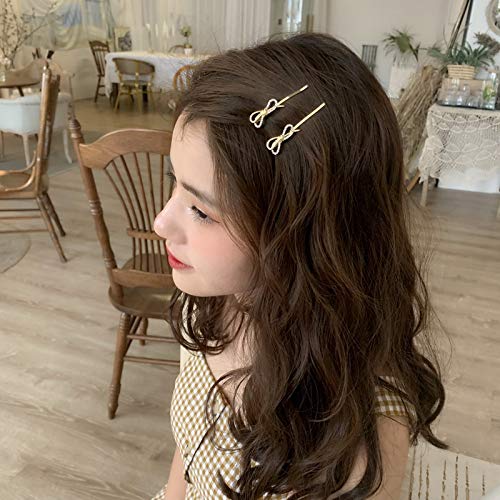 Gold Metal Alligator Hair Clips & Bobby Pins Set for Women & Girls - 30 Pack