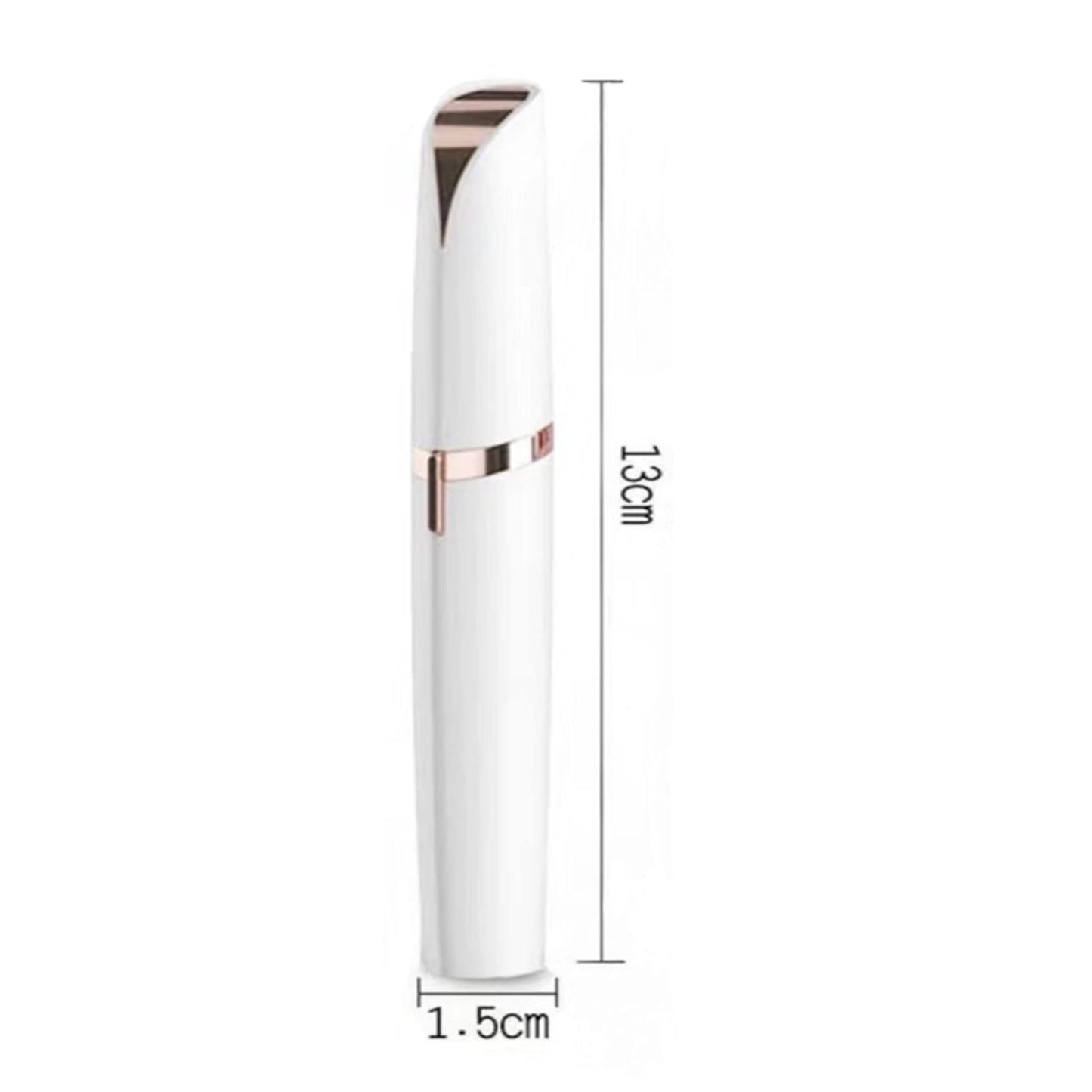 USB Rechargeable Portable Electric Eyebrow Trimmer for Women,Painless Precision Eyebrow Hair Remover,Safe Eyebrow Shaver Razor Tool for face Leg Lip Armpit Hand(White)