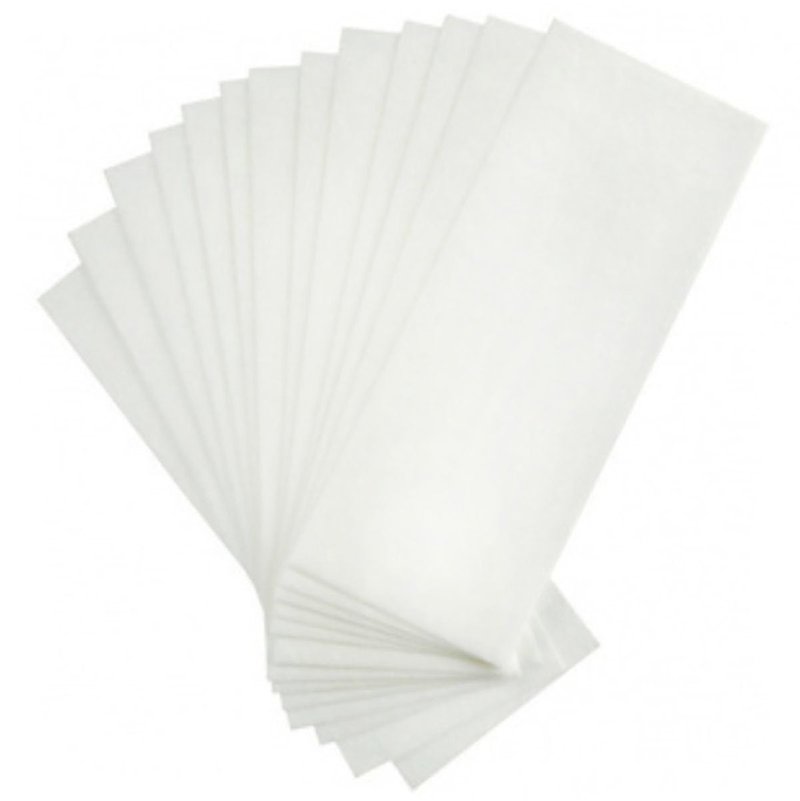 100 PCS Wax Strips Hair Removal Waxing Strips Facial Body Epilating Strips Non Woven Wax Strip for Face Legs Underarms Body and Bikini for Home or Beauty Salon