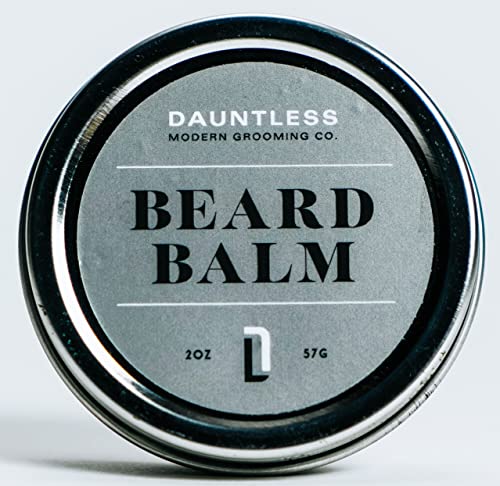 Dauntless Beard Balm 2 oz - Softens, Conditions & Promotes Growth with Shea & Lanolin