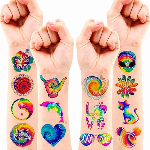 96 Mixed Style Temporary Tattoos for Kids - Unicorns, Animals & More