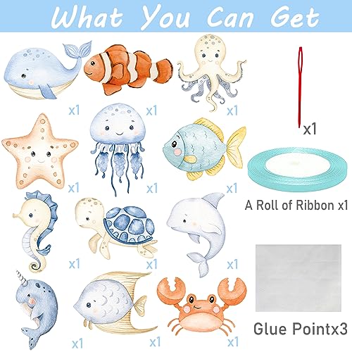 Under the Sea Party Banners - Ocean Animals Hanging Decorations